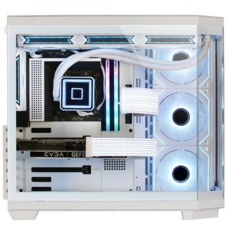 Mars Gaming MC3TCOREW Caja Gaming Semitorre Blanca Triple Cristal Templado